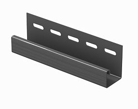 ГРАФИТОВЫЙ J-профиль к сайдингу (3,05 м) 20шт/уп Ю-ПЛАСТ